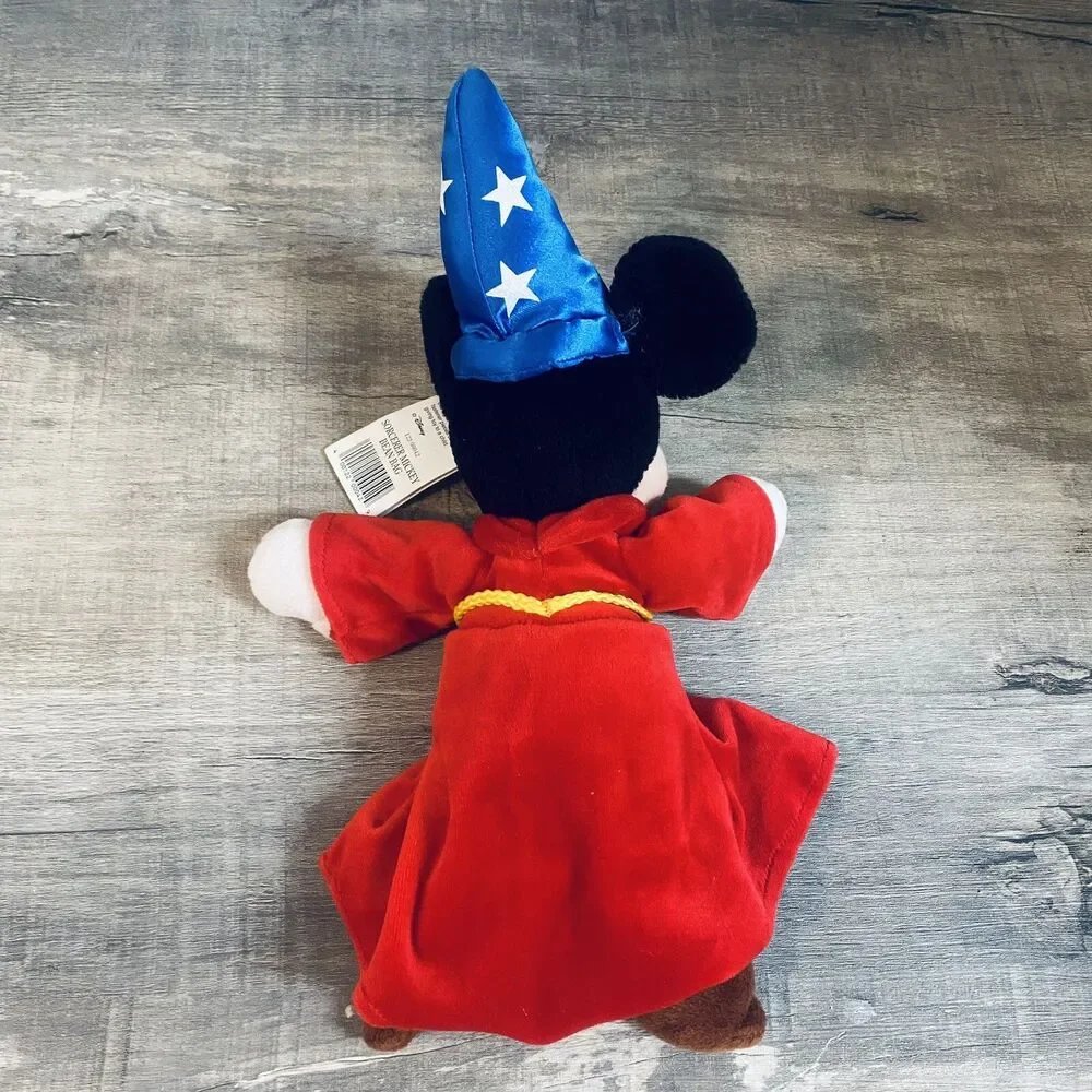 Disney Sorcerer Mickey Mouse Bean Bag Plush Doll With Tag 13”